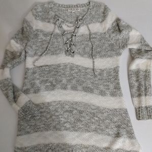 Pink Rose Ladies Sweater Size L